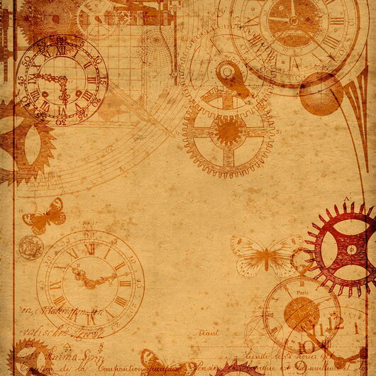 REBEL WALLS 1246875DP Clockwork - indiv. Digitaldruck, Motiv fortsetzbar