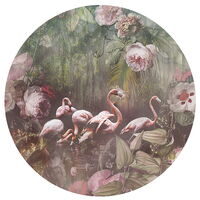 FLORAL UTOPIA 1266063 Kreis, 3 Panele, 1,5m Durchm. Vlies