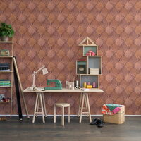 REBEL WALLS 1222695DP Leather Rhombs - indiv. Digitaldruck, Motiv fortsetzbar