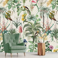FLORAL UTOPIA 1266012 Wandbild, 4 Panele 0,5 x 2,8m (BxH) Vlies