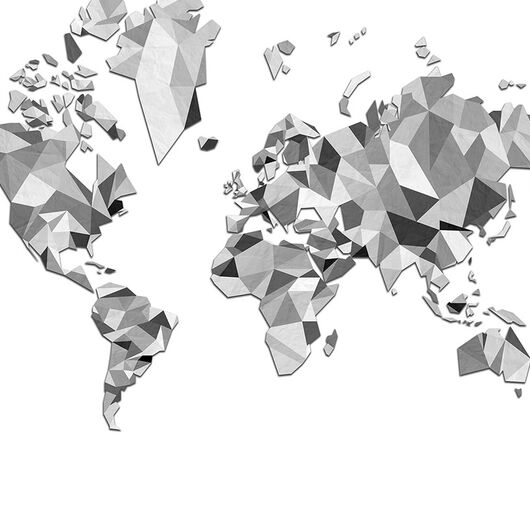 REBEL WALLS 1222648DP Triangle Land, Graphic - indiv. Digitaldruck, Motiv fortsetzbar