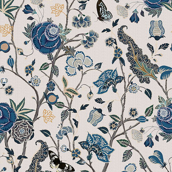 FLORAL UTOPIA 1266025 Wandbild, 4 Panele 0,5 x 2,8m (BxH) Vlies