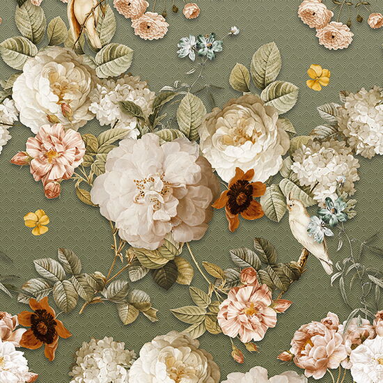 FLORAL UTOPIA 1266039 Wandbild, 4 Panele 0,5 x 2,8m (BxH) Vlies