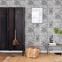 REBEL WALLS 1208766DP Decorated Bricks - indiv. Digitaldruck, Motiv fortsetzbar