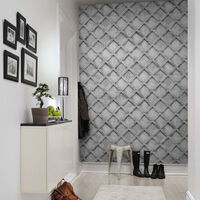 REBEL WALLS 1222487DP Concrete Trellis, grey - indiv. Digitaldruck, Motiv fortsetzbar