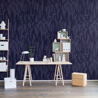 REBEL WALLS 1222689DP Pulse of Passion, Blue - indiv. Digitaldruck, Motiv fortsetzbar