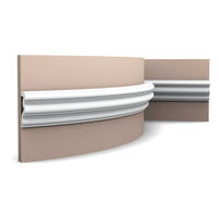 ORAC P4025 Wandleiste - 200 x 3,4 x 8,3cm (VE = 32Mt)