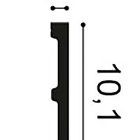 ORAC SX163 Sockelleiste - 200 x 1,3 x 10,1cm (VE = 52Mt)