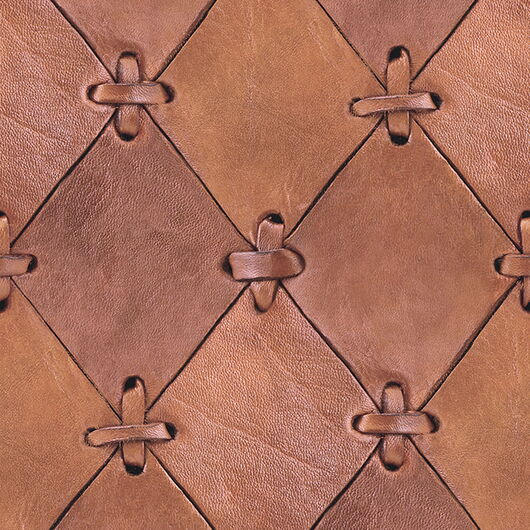 REBEL WALLS 1222695DP Leather Rhombs - indiv. Digitaldruck, Motiv fortsetzbar