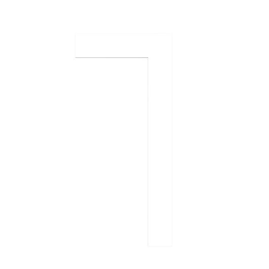 ORAC DX163-2300-RAL9003 Profil - 230 x 1,3 x 10,1cm (VE = 41,4Mt)