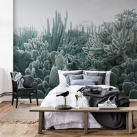 REBEL WALLS 1208846DP Cacti - indiv. Digitaldruck, Motiv fortsetzbar