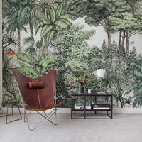 REBEL WALLS 1222767DP Secret Garden, Lush - indiv. Digitaldruck, Motiv fortsetzbar