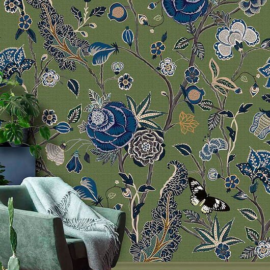 FLORAL UTOPIA 1266024 Wandbild, 4 Panele 0,5 x 2,8m (BxH) Vlies