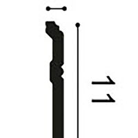 ORAC SX105 Sockelleiste - 200 x 1,3 x 11cm (VE = 52Mt)