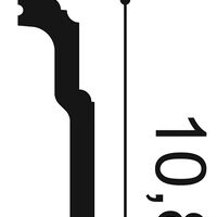 ORAC SX155 Sockelleiste - 200 x 2,5 x 10,8cm (VE = 28Mt)