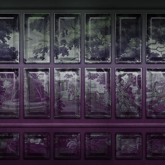 MUANCE VIOLET 1247132DP - indiv. Digitaldruck - Isle of sky