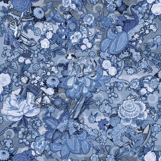 MOOOI TOKYO BLUE 1253094 - 1 x 1,3m Vlies