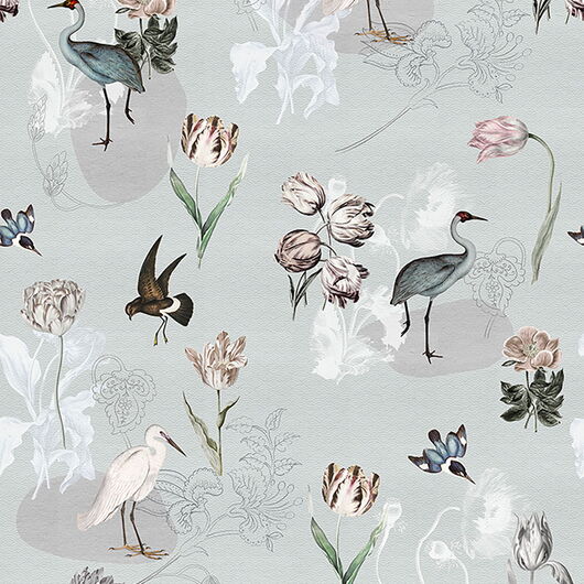 FLORAL UTOPIA 1266041 Wandbild, 4 Panele 0,5 x 2,8m (BxH) Vlies