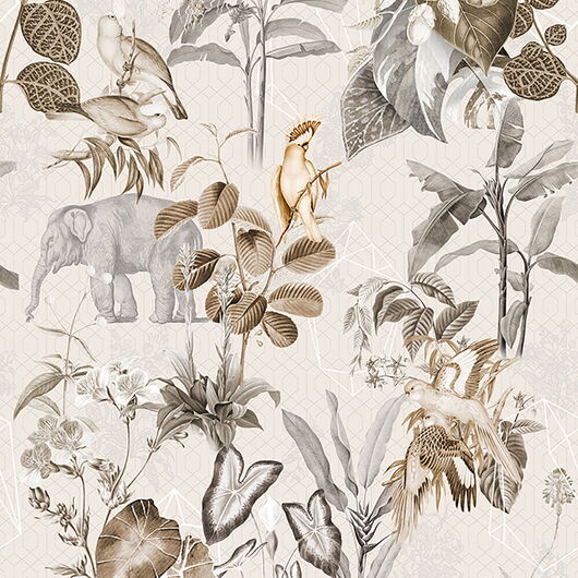 FLORAL UTOPIA 1266044 Wandbild, 4 Panele 0,5 x 2,8m (BxH) Vlies