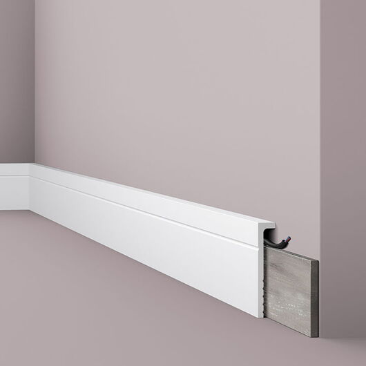 nmc CF2 WALLSTYL Abdecksockelleiste - 2000 x 110 x 22 mm (VE = 36m)