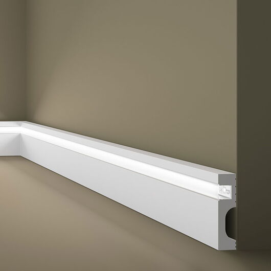 nmc IL11 WALLSTYL Deckenl., Ind. Beleuchtung - 2000 x 80 x 20 mm (VE = 26m), inkl. Diffusor