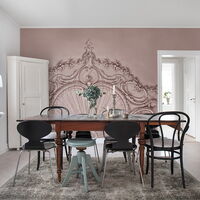REBEL WALLS 1208829DP Stucco Gloria, Dusty Pink - indiv. Digitaldruck, Motiv fortsetzbar