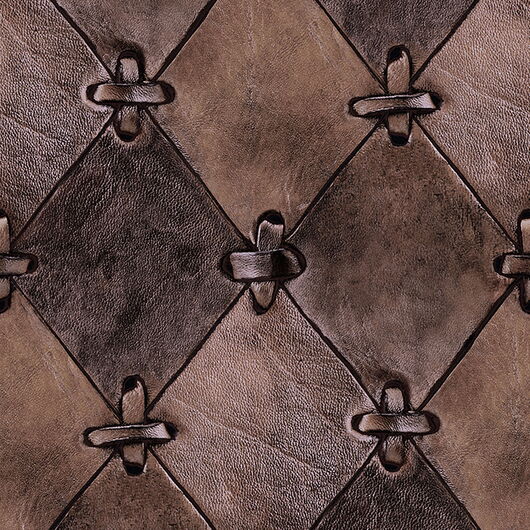 REBEL WALLS 1222696DP Leather Rhombs, Vintage - indiv. Digitaldruck, Motiv fortsetzbar