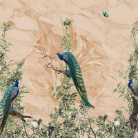 MUANCE AMBER 1270213DP - indiv. Digitaldruck - Peacock Forest