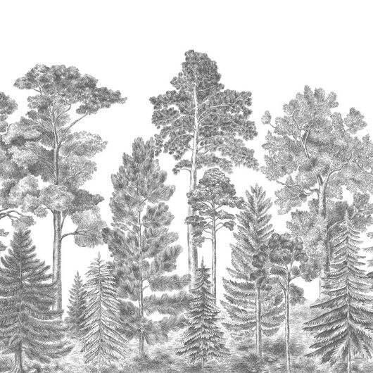 REBEL WALLS 1300057DP Scandinavian Bellewood, Gray - indiv. Digitaldruck, Motiv fortsetzbar