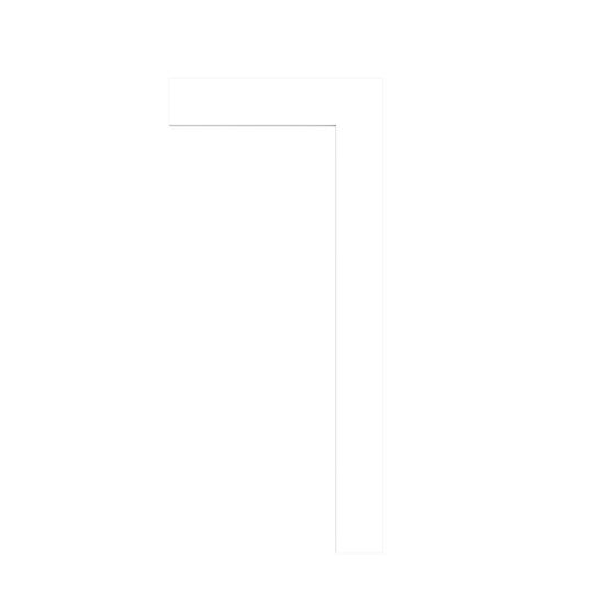 ORAC DX157-2300-RAL9003 Profil - 230 x 1,3 x 6,6cm (VE = 62,1Mt)