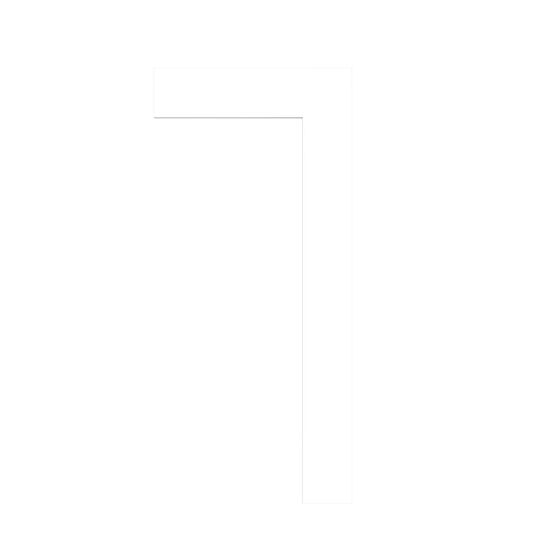 ORAC DX163-2300-RAL9003 Profil - 230 x 1,3 x 10,1cm (VE = 41,4Mt)