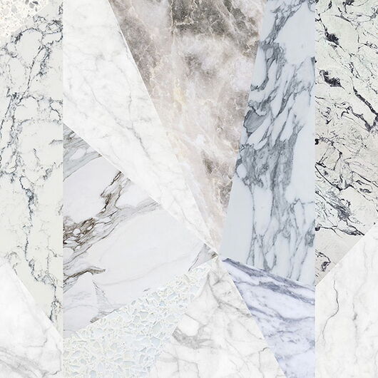 REBEL WALLS 1222593DP Big Diamond, Marble - indiv. Digitaldruck, Motiv fortsetzbar
