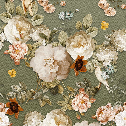 FLORAL UTOPIA 1266039 Wandbild, 4 Panele 0,5 x 2,8m (BxH) Vlies