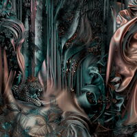 MUANCE DUSK 1340292DP - indiv. Digitaldruck - Forest of Silk