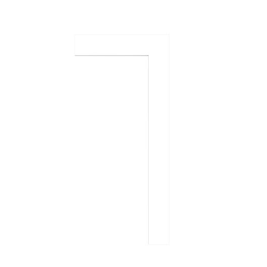 ORAC DX157-2300-RAL9003 Profil - 230 x 1,3 x 6,6cm (VE = 62,1Mt)