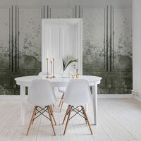 REBEL WALLS 1208813DP Patinated Panels, Moss - indiv. Digitaldruck, Motiv fortsetzbar
