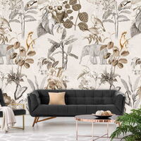 FLORAL UTOPIA 1266044 Wandbild, 4 Panele 0,5 x 2,8m (BxH) Vlies