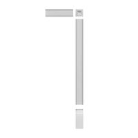 ORAC D310 Sockel - 9,5 x 3,1 x 24,9cm (VE = 4St)