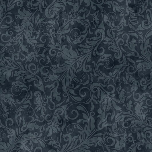 REBEL WALLS 1222901DP Twining Vines, Navy - indiv. Digitaldruck, Motiv fortsetzbar