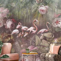 FLORAL UTOPIA 1266007 Wandbild, 4 Panele 0,5 x 2,8m (BxH) Vlies