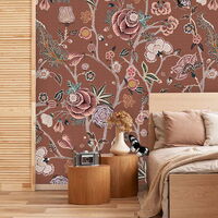 FLORAL UTOPIA 1266023 Wandbild, 4 Panele 0,5 x 2,8m (BxH) Vlies