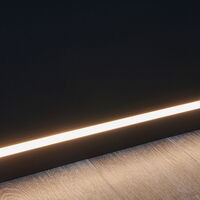 nmc IL11  BLACK WALLSTYL Deckenl., Ind. Beleuchtung - 2000 x 80 x 20 mm (VE = 26m), inkl. schwarzen Diffusor